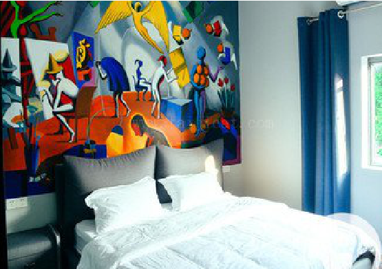 大姚对于酒店的墙体彩绘而言更注重哪些方面？