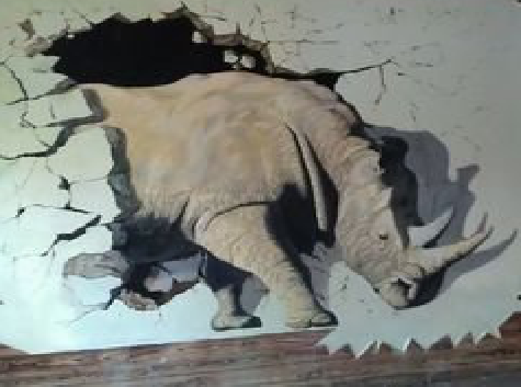 大姚在墙绘中,如何绘制3D效果?